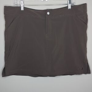 The North Face Dark Brown Skort Size 16